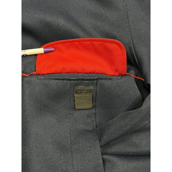 Vtg 70's Marv Holland Canada Bomber Pleated Jacket Sz Large Retro Pocket Flap - Picture 3 of 13